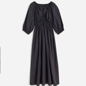 Madewell V-Neck Balloon-Sleeve Maxi Dress